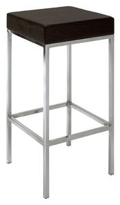 SG 011, Tabouret en mtal chrom, assise, pour la cuisine