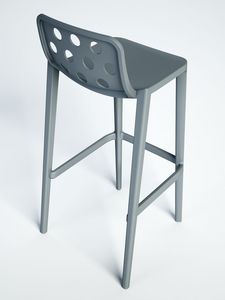 Isidoro 66, Tabouret empilable en polymre, pour les bars et les htels