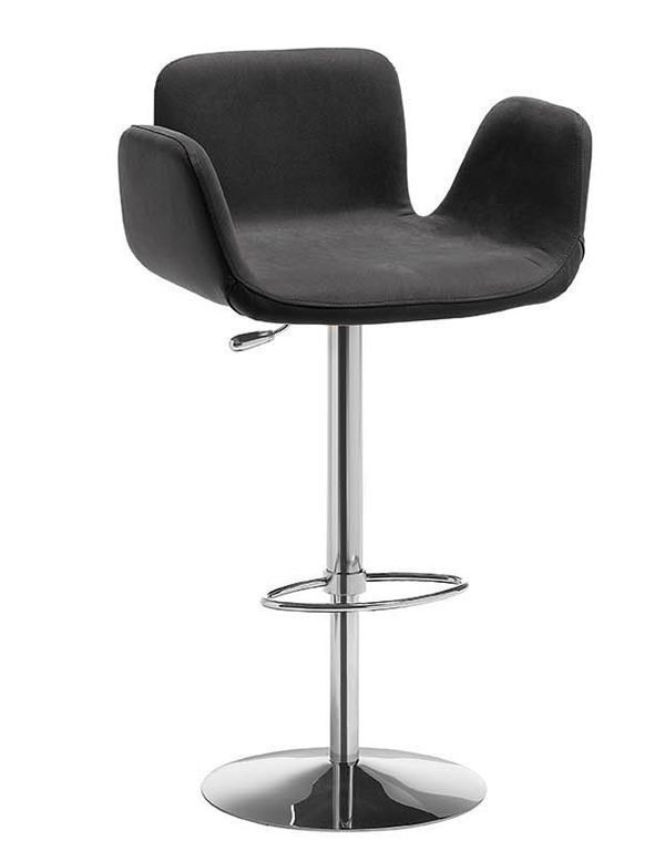 Tabouret Pivotant Kaleurrier - Hauteur Réglable 56-76cm, 180kg - Roulettes, Bureau, Cuisine, Salon