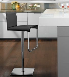 MODO, Tabouret rglable en hauteur, avec assise en cuir