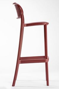 Nuta SG 68/78, Tabouret en technopolymre, empilable