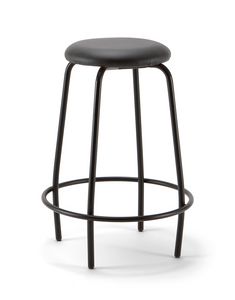 Mea Soft 04, Tabouret avec assise ronde rembourre