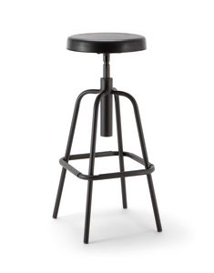 Duke 05, Tabouret avec sige pivotant rembourr