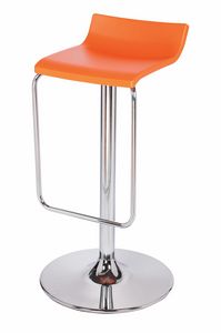 Micro A, Tabouret rglable, avec base ronde