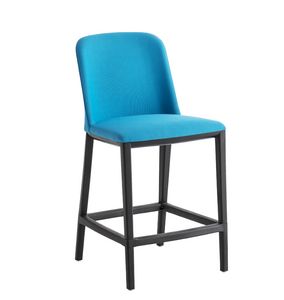 Manaa Slim Stool, Tabouret rembourr avec repose-pieds