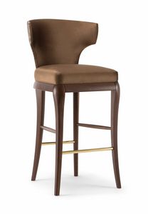 ROSE BAR STOOL 066 SG, Tabouret enveloppant aux lignes classiques