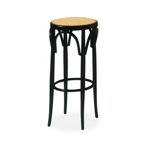 Vienna SGA, Tabouret rond de style Thonet, sans dossier