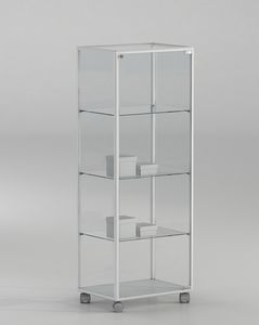 ALLdesign plus 51/14P, Vitrine sur roulettes, pour magasin