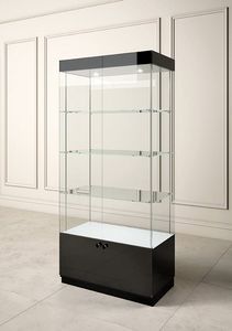 Glossy GL/10A, Vitrine d'exposition avec tagres en verre