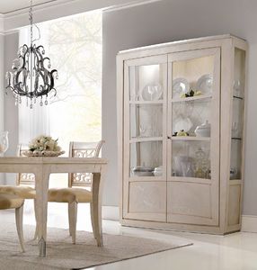 I Sogni Art. 510S, Vitrine �l�gante, en bois laqu�