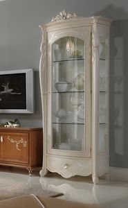 I Sogni Art. 512S, Vitrine avec 1 porte, avec sculptures d�coratives