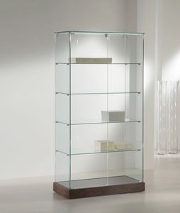 Laminato 130/CC, Vitrine avec tagres en verre