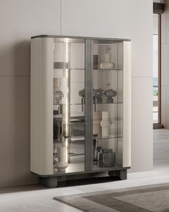PERLA vitrine avec deux portes, Vitrine pour environnements raffin�s