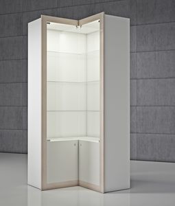 Quadratum Frame QF/AA, Armoire d'angle avec armoire avec portes