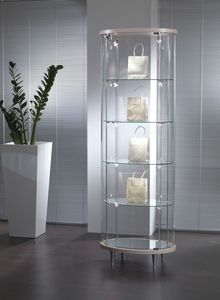 Top Line 3 203/OP, Vitrine en verre, pour les magasins et salons