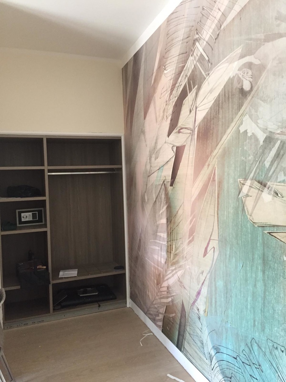 Meubles de chambre d'h�tel � Bologne, Italie