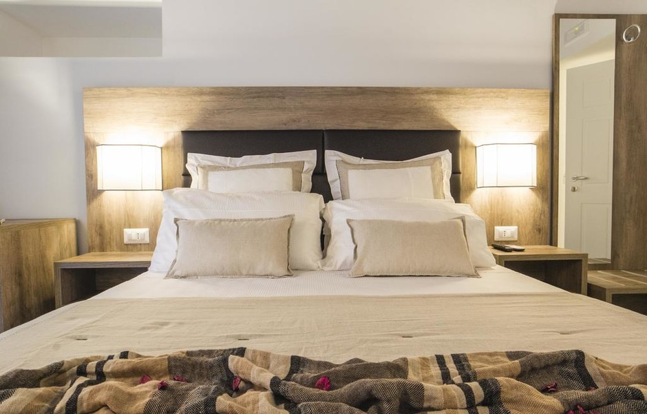 Meubles de chambre d'h�tel � Naples, Italie